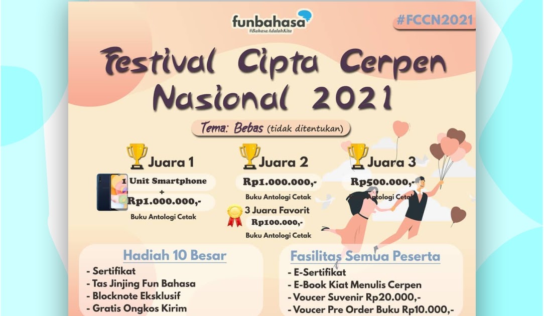 Info Lomba Cerpen Festival Cipta Cerpen Nasional 2021