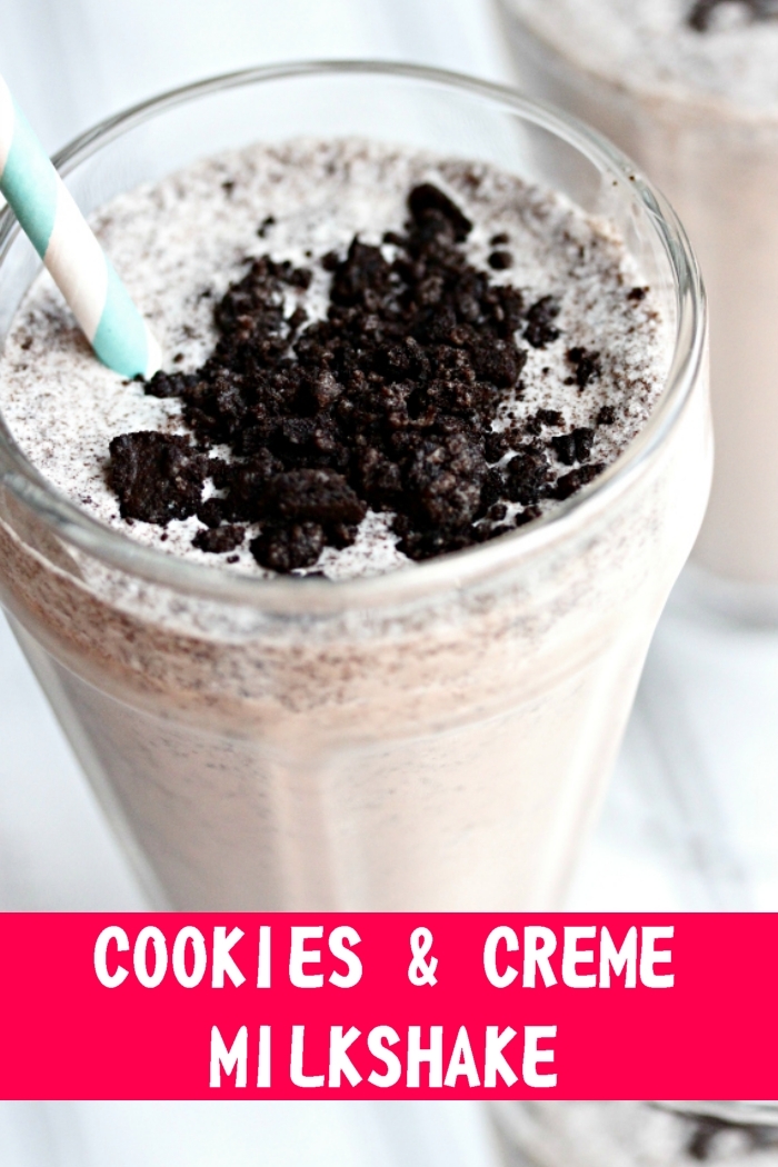 Recipe Rainbow COOKIES & CREME MILKSHAKE