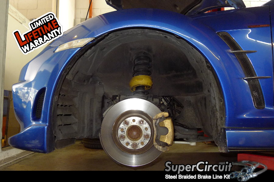 SUPERCIRCUIT Steel Braided Brake Lines: Mazda RX-8 Steel Braided Brake ...