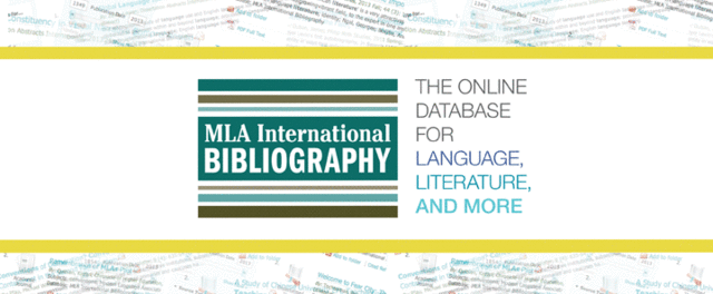 Interviews cited in the MLA International Bibliography and elsewhere..