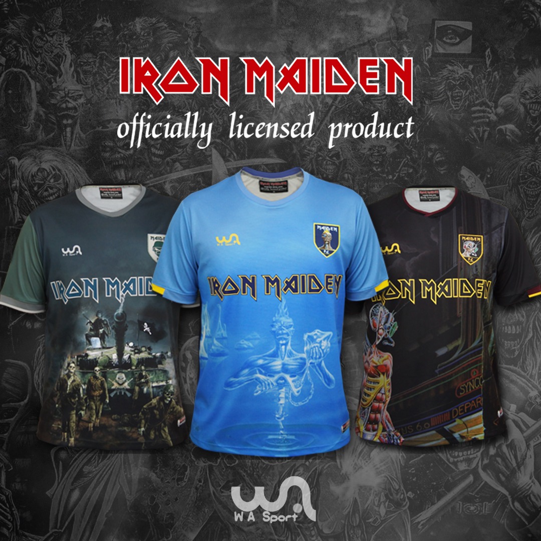 Iron Maiden lança novas camisas de futebol produzidas pela