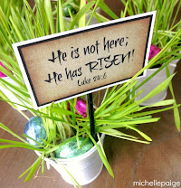 Easter Pails- He Has Risen!