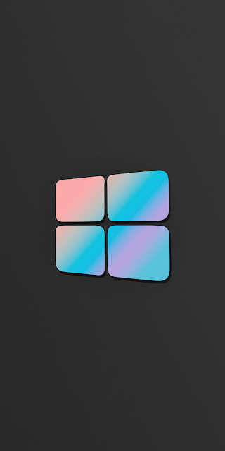 Wallpaper HD Windows 10 Gray logo