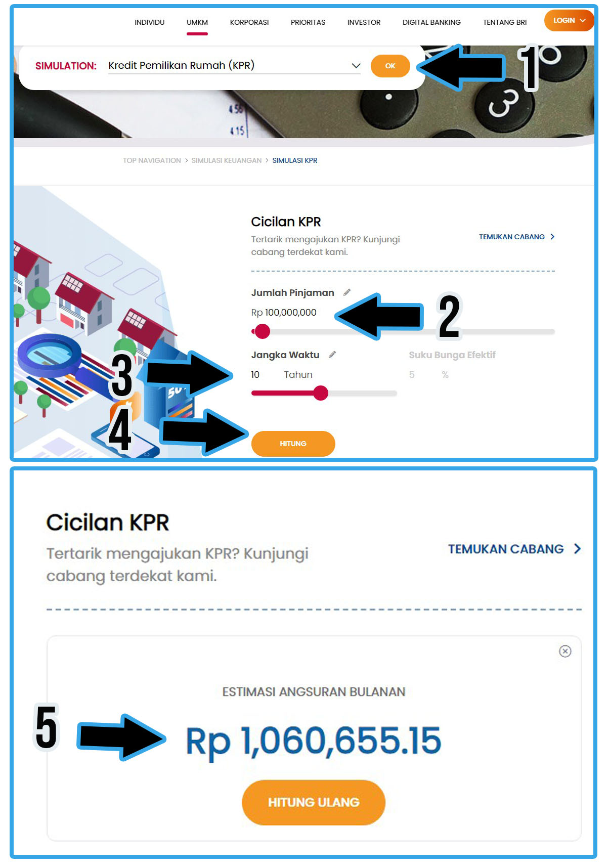 Tabel Angsuran KPR BRI 2024 (Plafond Rp 100 Juta Rp 3 M) Keuangan