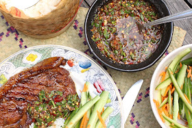 porc grille au barbecue laos