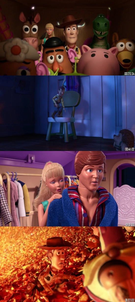 Toy Story 3 (2010) BRRip 720p 480p Dual Audio Hindi English Full Movie Download