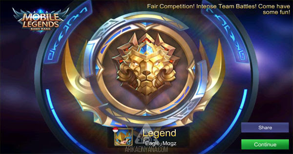 8 Tips Agar Cepat Naik ke Rank Legends di Mobile Legends