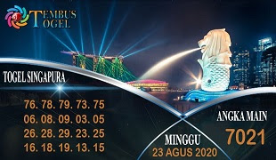 Prediksi Angka Togel Singapura Minggu 23 Agustus 2020