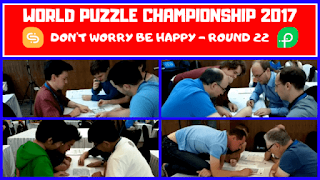 Don't Worry Be Happy was 22nd round in World Puzzle Championship 2017.
