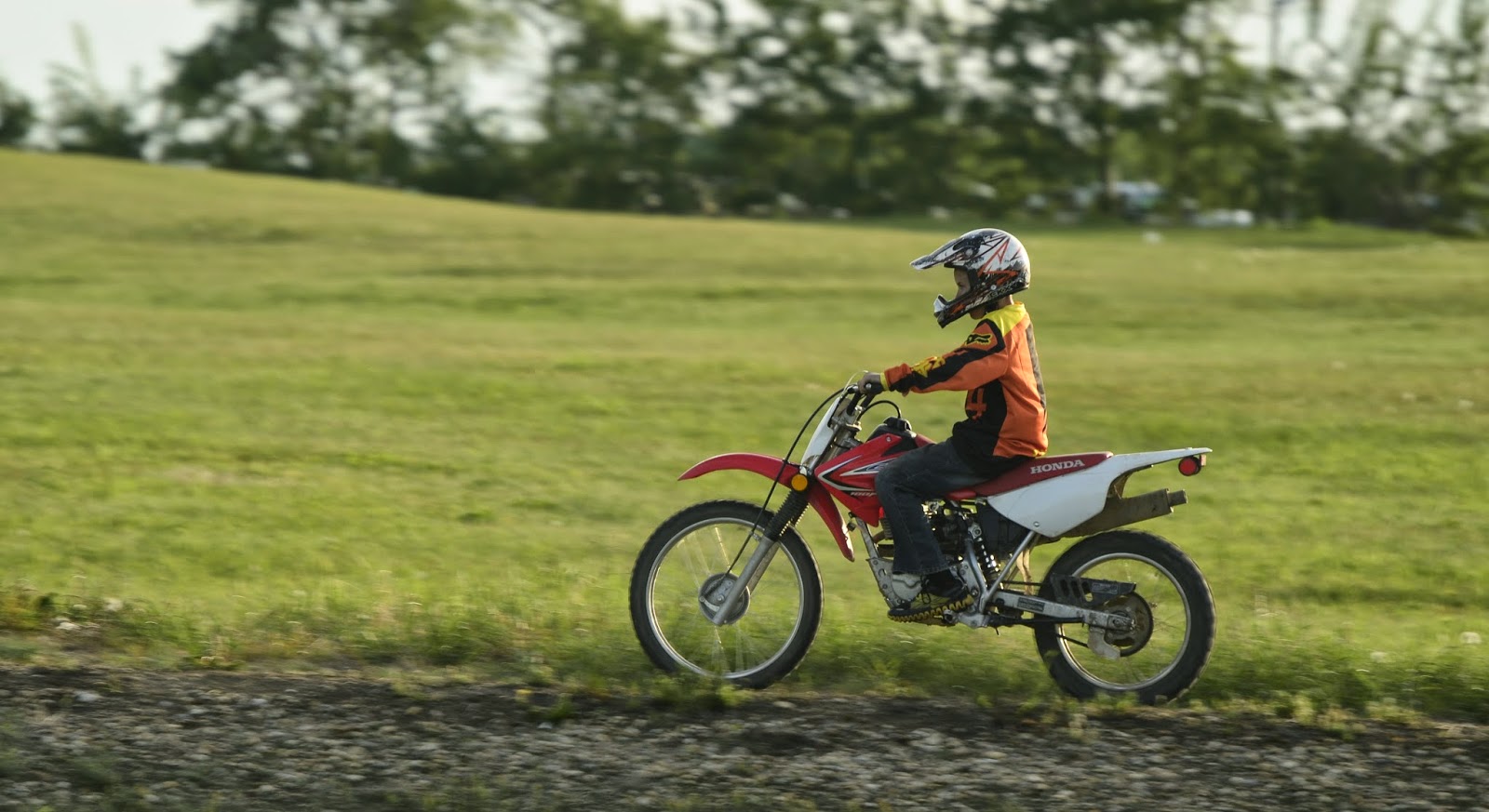 Picture This 11 Year Old Russell and the Dirt Bike