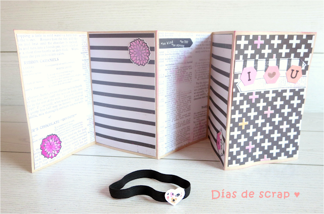 scrap tutorial paso a paso mini álbum acordeón Youtube