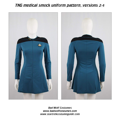 Women's TNG medical smock sewing pattern