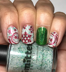 christmas nail eve polish stamping girly bits firebrick polishes metallic
