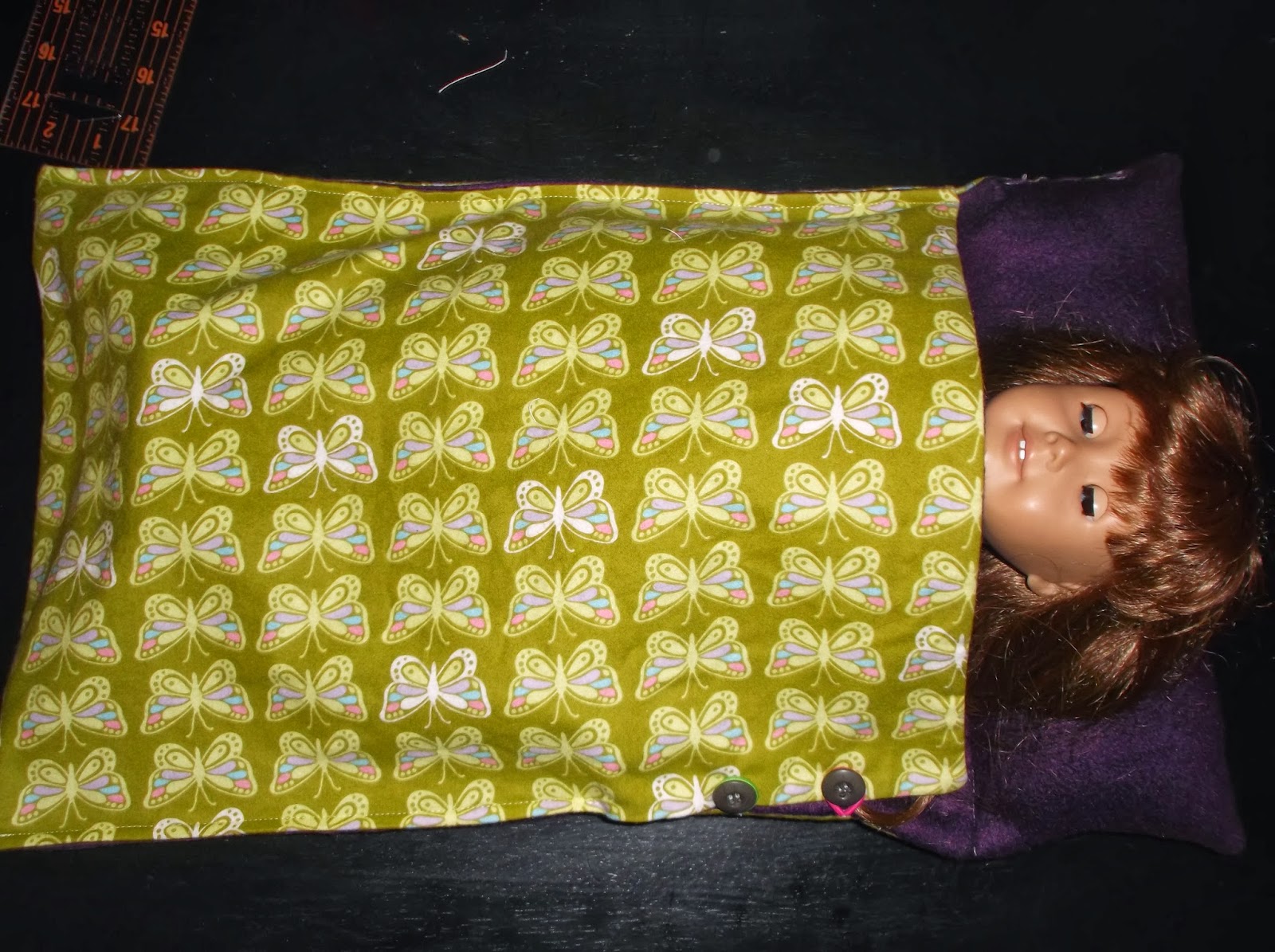 Monkey Pinned Monkey Did Sleeping Bags for American Girl Dolls