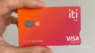 NOVO CARTÃO DE CRÉDITO DO "ITAÚ ITI"