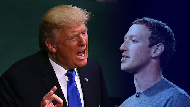 فيسبوك يهدد بحذف منشورات ترامب