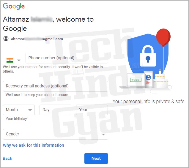 create google account