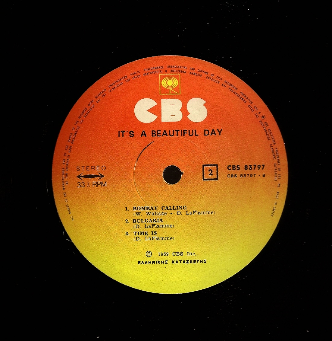 URBAN ASPIRINES It' s A Beautiful Day 1969