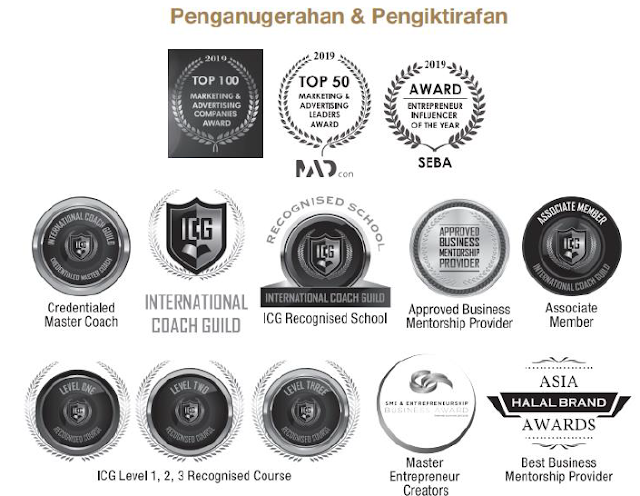 Penganugerahan dan pengiktirafan richworks international