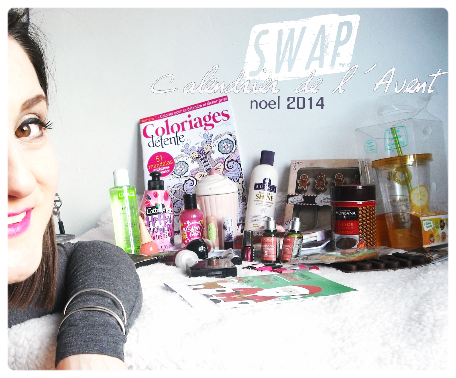 Mon swap de l'Avent avec Mademoiselle à Lunettes - Je veux tout tester