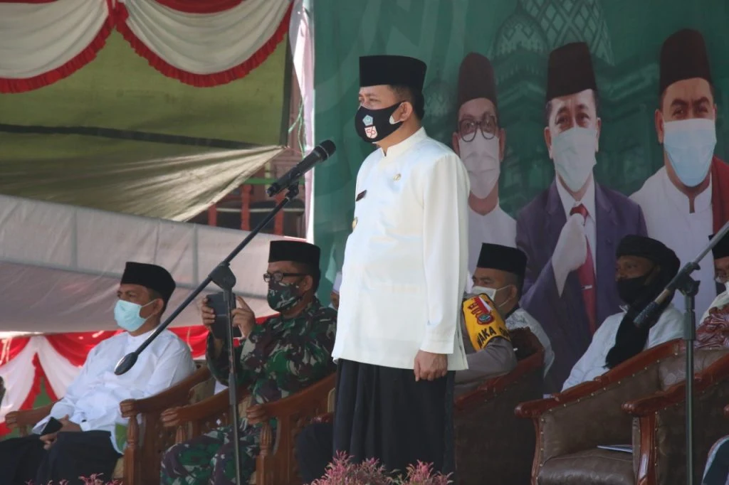 Pjs Gubernur Sulut Agus Fatoni Inspektur Upacara Hari Santri Tahun 2020
