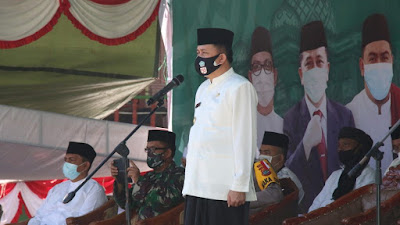 Pjs Gubernur Sulut Agus Fatoni Inspektur Upacara Hari Santri Tahun 2020