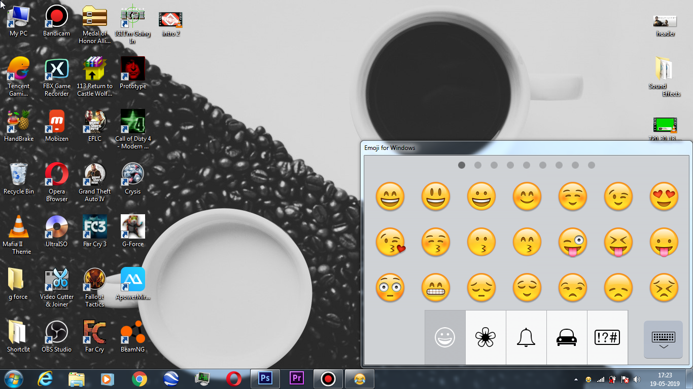 Emoji KeyBoard for Windows 7/8/8.1/10 2019 Version 1.0 Red