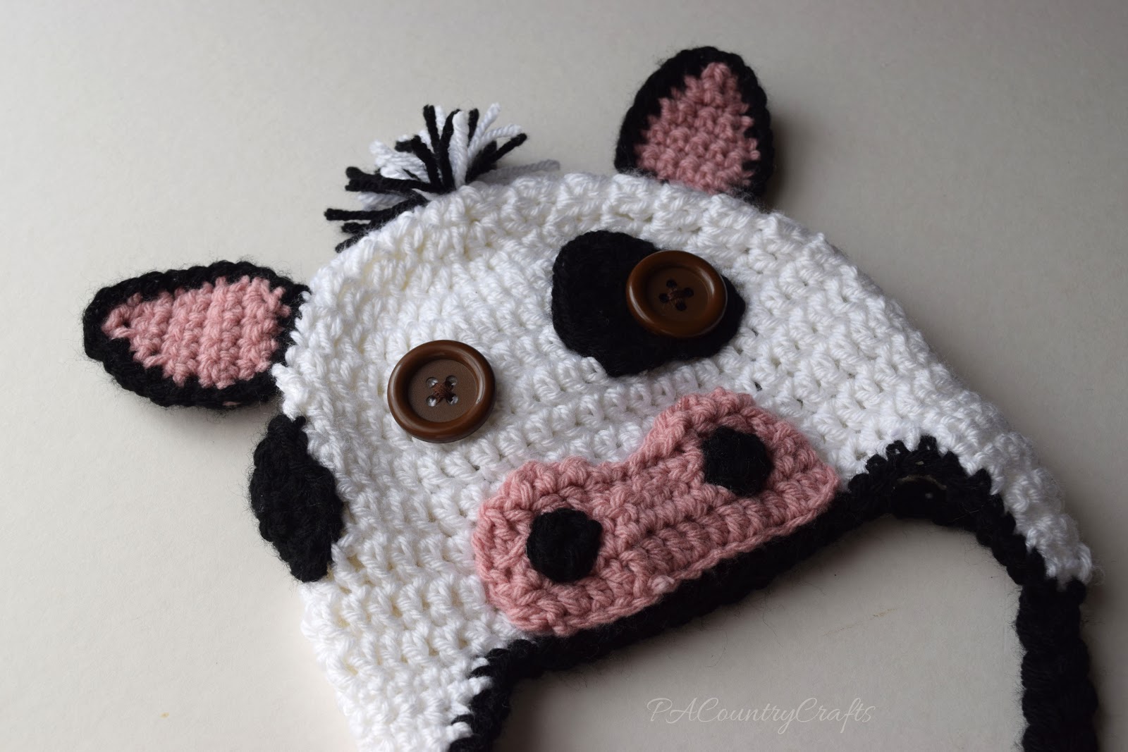 Crochet Cow Hats PA Country Crafts