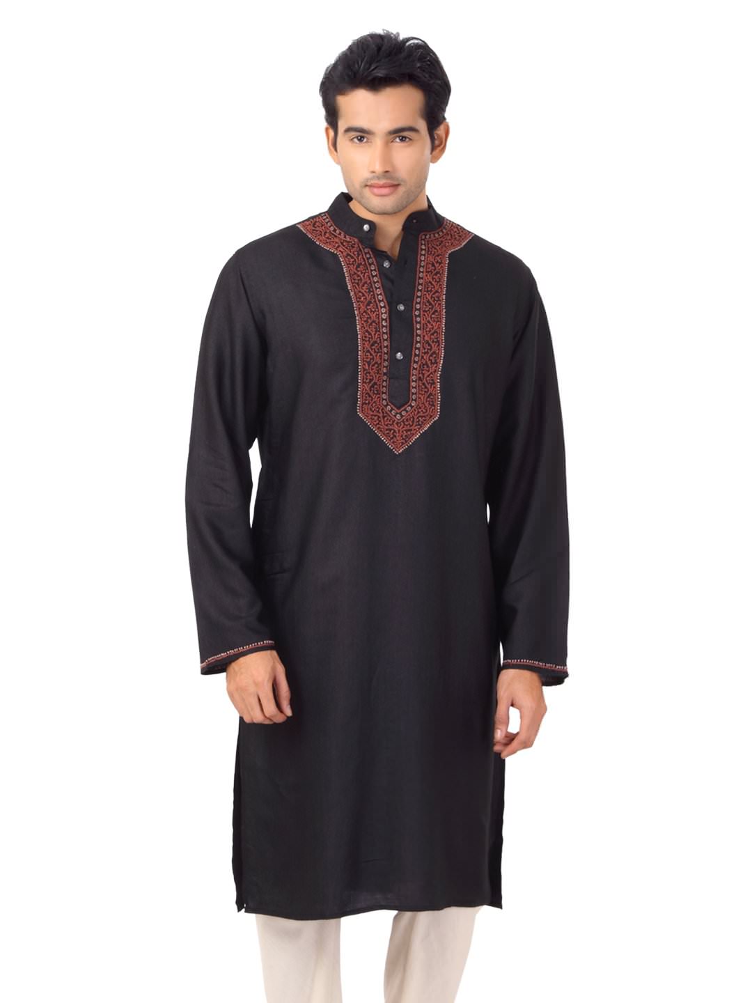Fabindia Men Black Kurta Complete Variety of Mens Wear
