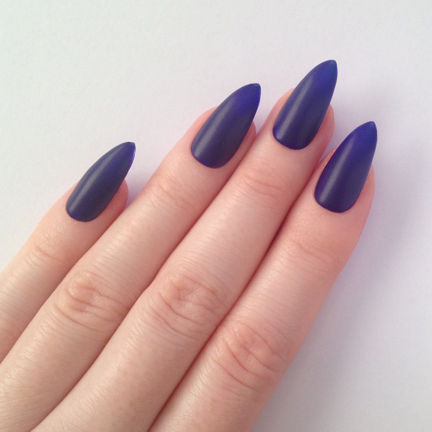 Stiletto Purple Nails