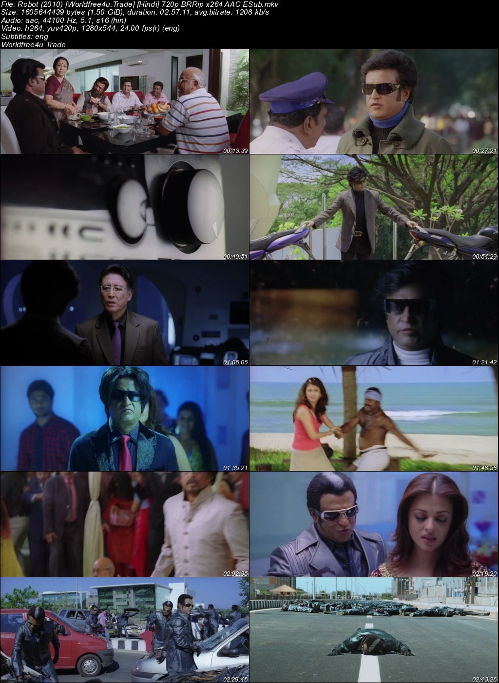 Robot 2010 Hindi Movie Download || BluRay 720p 1.5Gb ESub