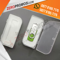 Packaging Flashdisk Custom dengan Logo Perusahan, Jual Box Packaging Souvenir USB Flashdisk Promosi  PP CASE SWIVEL, Box Packaging Plastik Pendek Polos Souvenir USB, Box USB PP Case Swivel