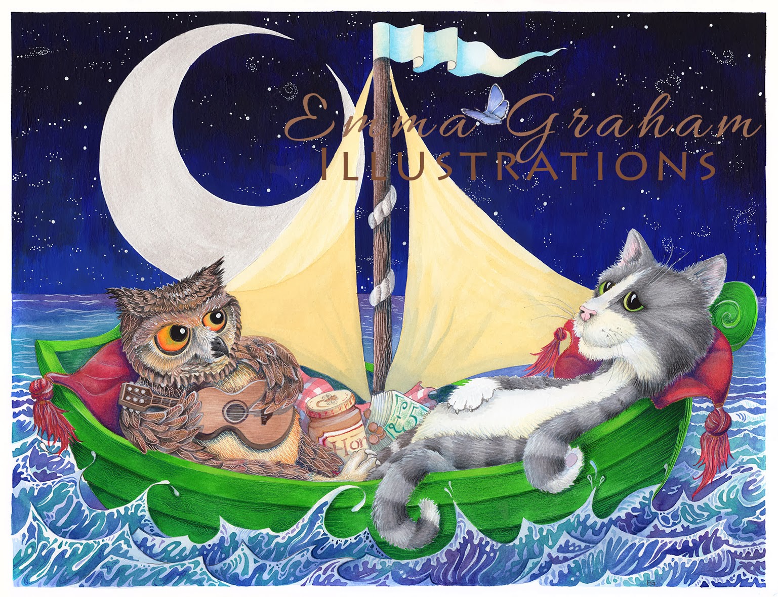 Emma Graham Illustrations: The Owl and the Pussycat