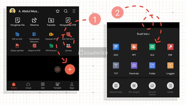 Membuat Rumus di WPS Office