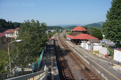 明覚駅八王子側の景色