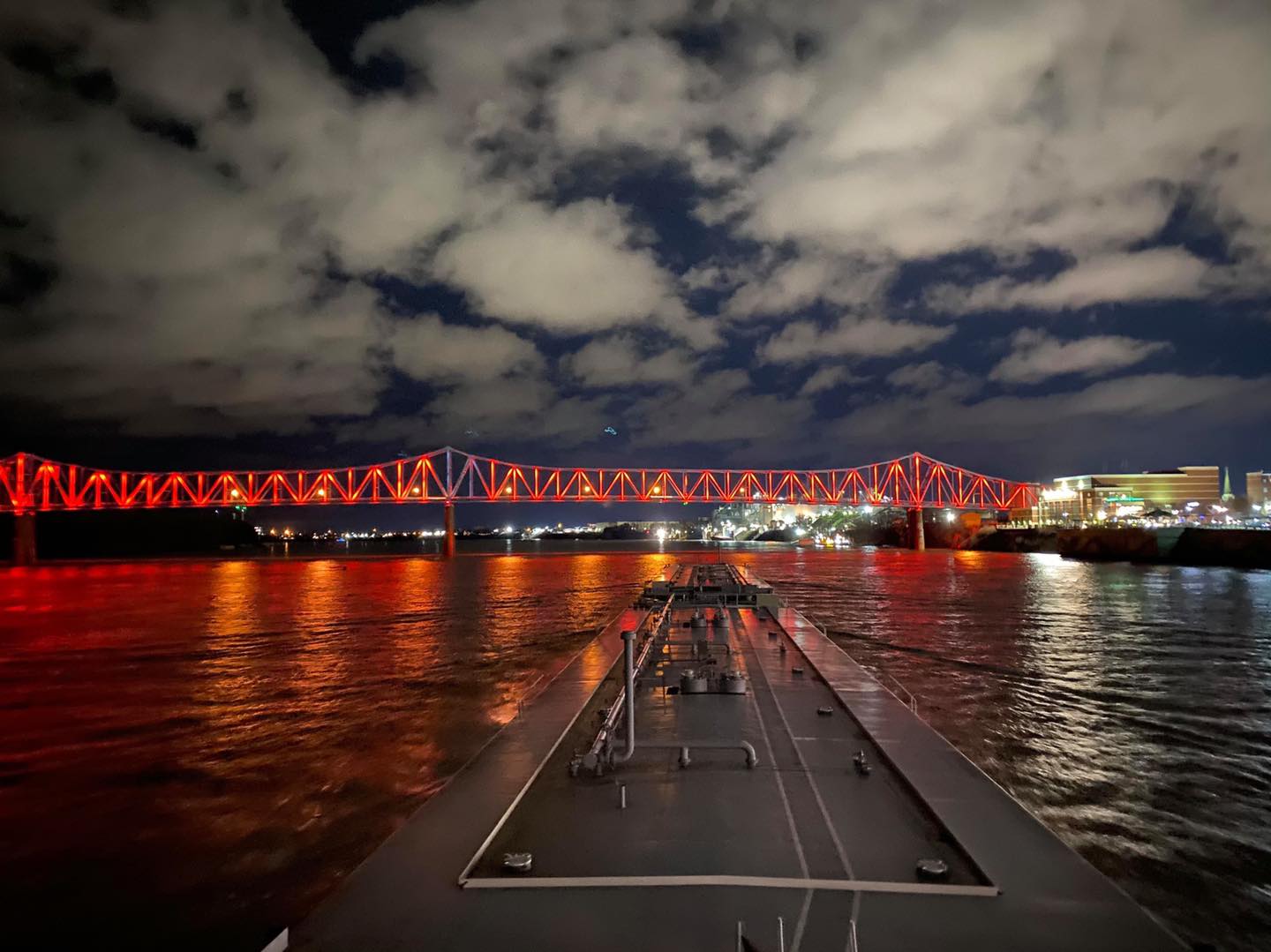 Industrial History 1940 Glover Cary Bridge over Ohio River at