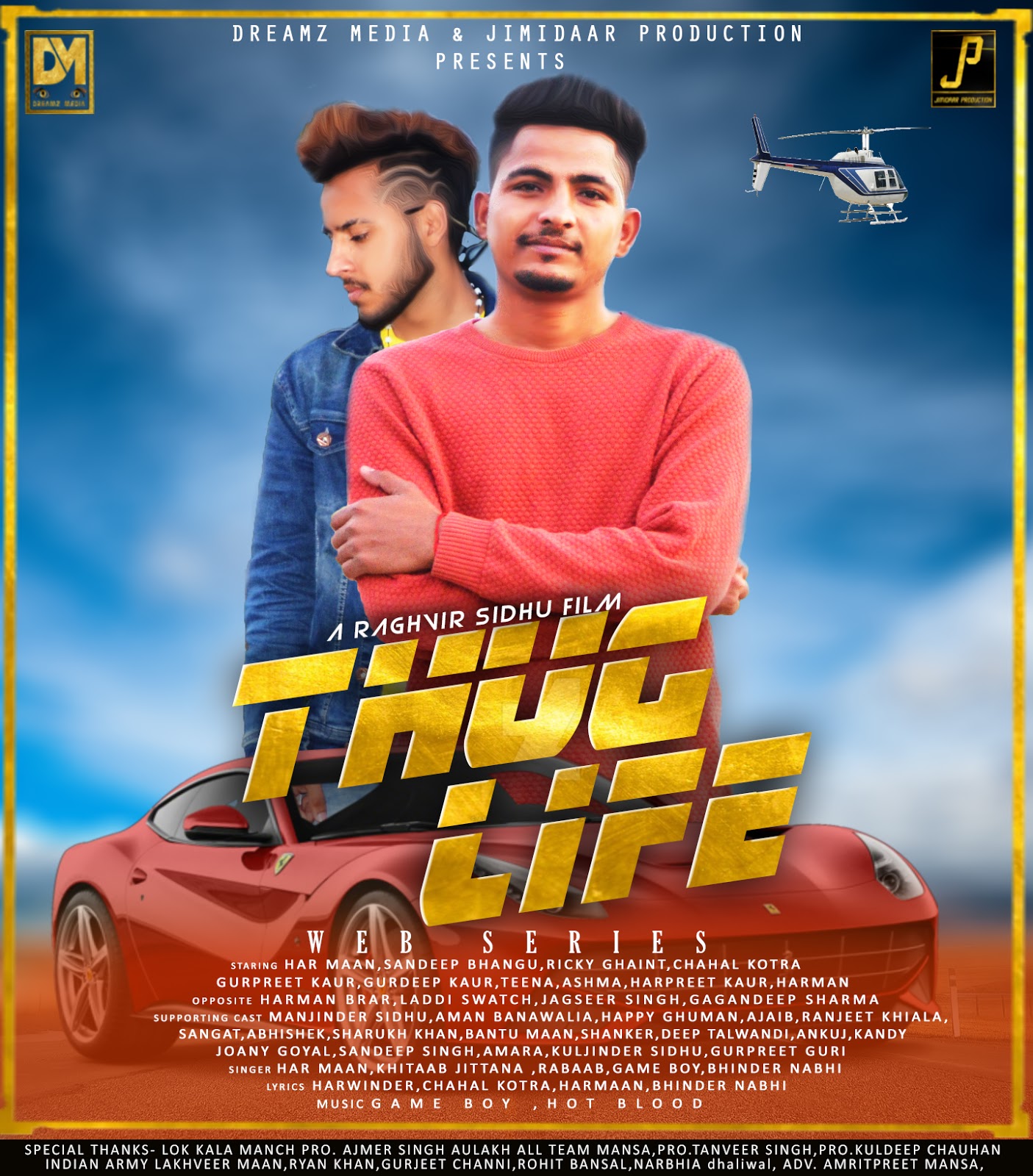 Thug Life [Web Series] (Full Audio) Song | Khitaab Jattana Feat Game