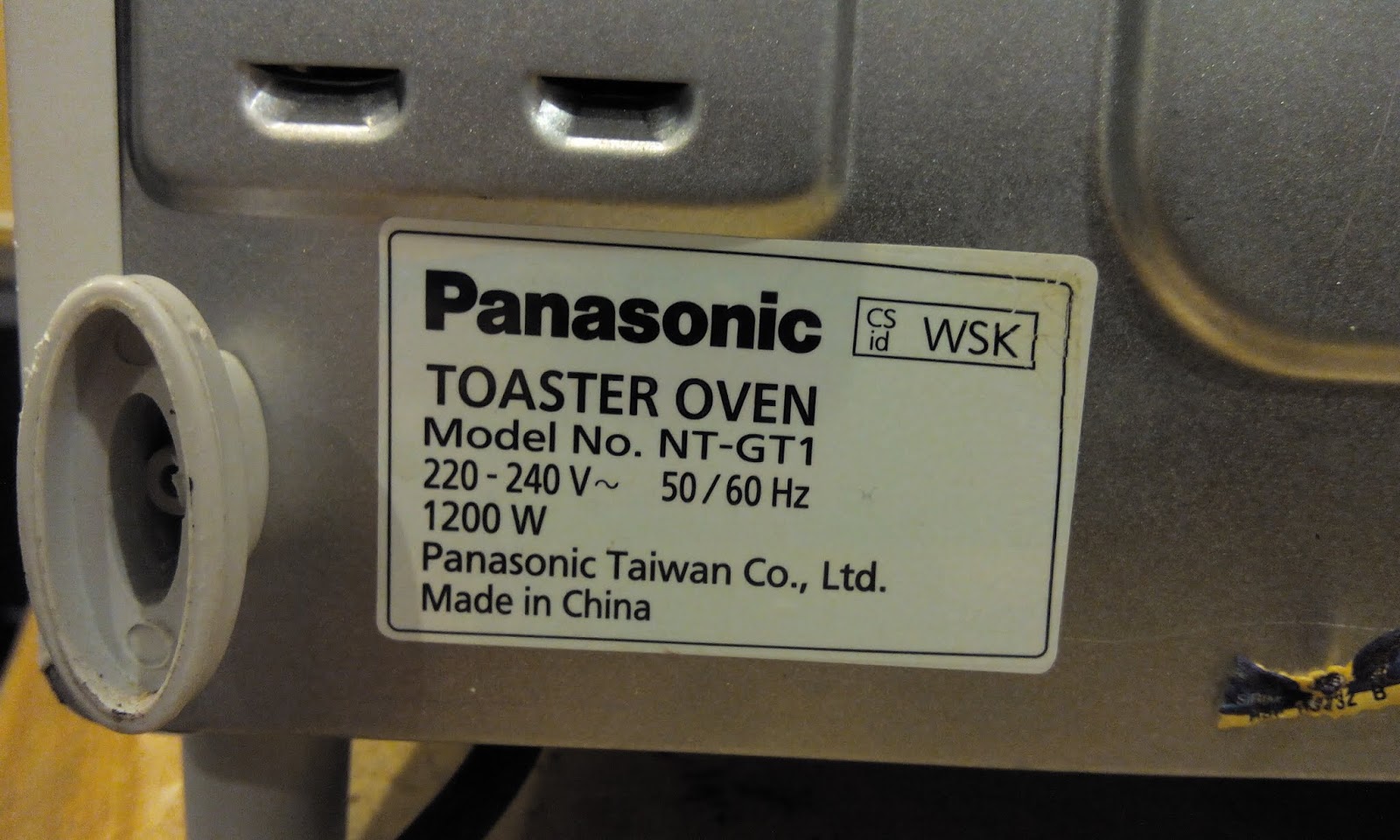 Life Begins at Forty Panasonic NTGT1 oven toaster repair