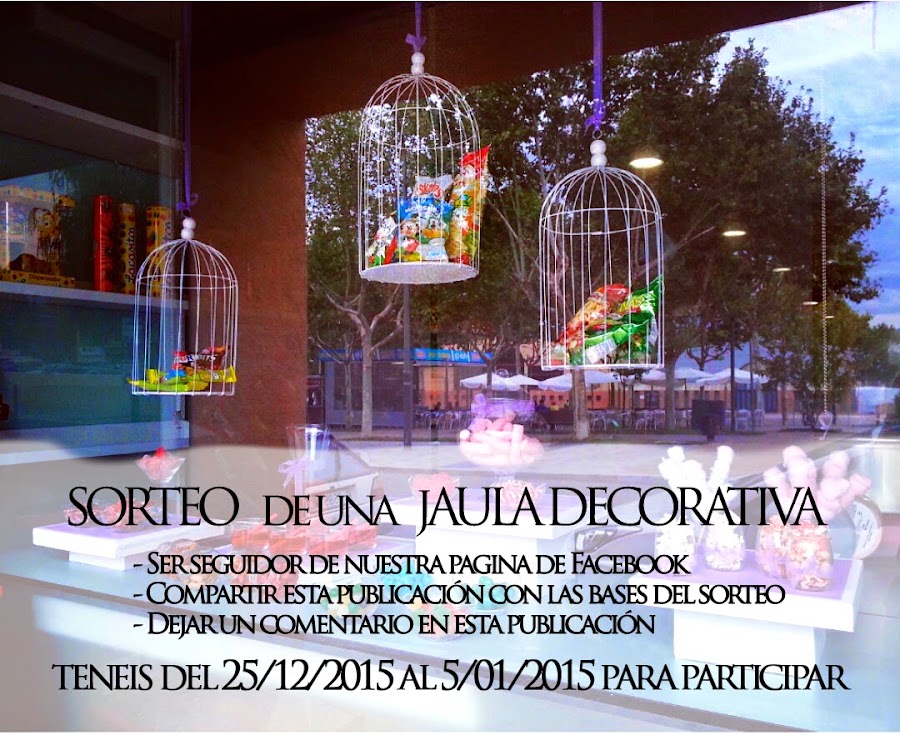 sorteo jaulas decorativas
