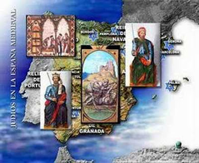 Los judíos en la España medieval A mediados del siglo X, el centro del saber, tanto secular como religioso, se desplazó de Mesopotamia a al-Andalus, en la península Ibérica. Allí existían comunidades de judíos mucho antes de la llegada de las legiones romanas; durante largo tiempo habían sido víctimas de persecuciones, sobre todo bajo el reinado de los visigodos, que se convirtieron al cristianismo en el siglo VI. La llegada de los musulmanes trajo la paz para los hispanojudíos, quienes pasaron a ocupar importantes cargos como hombres de estado, médicos, banqueros o eruditos.