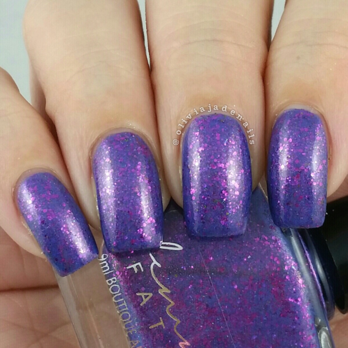 Femme Fatale Cosmetics Bodice Laces V2 swatched by Olivia Jade Nails