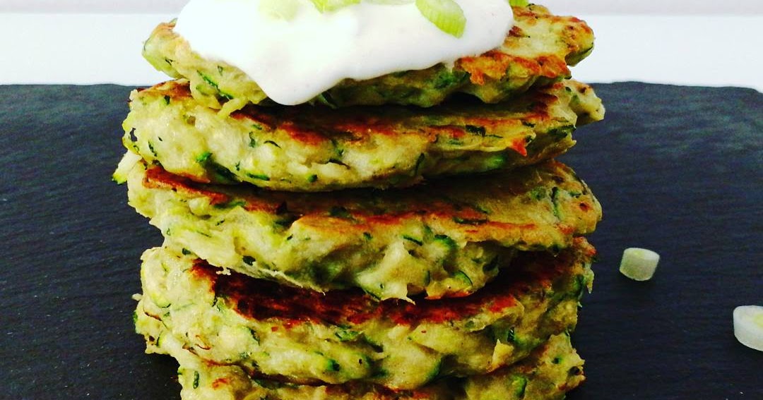 Zucchinibratlinge mit Dip