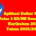 Aplikasi Daftar Nilai Kelas 3 SD/MI Semester 1 Kurikulum 2013 Tahun 2019/2020 - Ruang Lingkup Guru