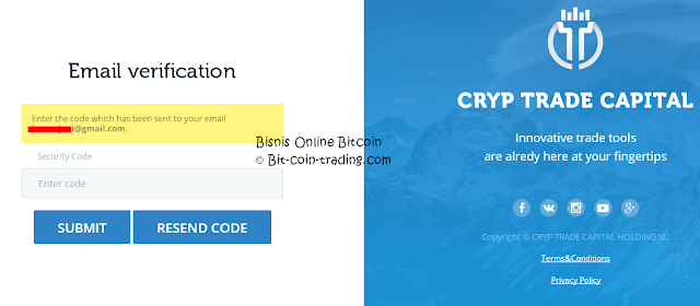 Panduan Cara daftar di Cryp Trade bagian 3 Panduan Cara daftar di Cryp Trade bagian 3