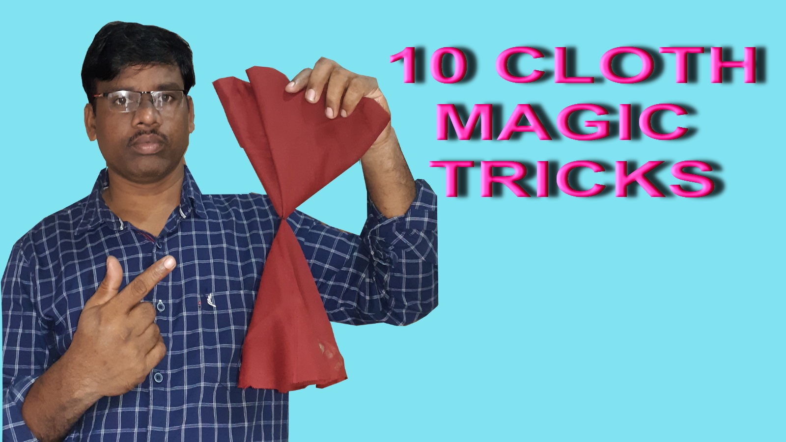 Telugu Mix: 10 Cloth magic tricks/ telugumix magic tricks for every one