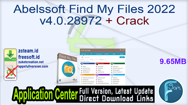 Abelssoft Find My Files 2022 v4.0.28972 + Crack_ ZcTeam.id