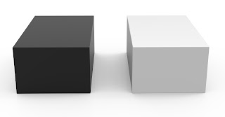 A black and a white box representing the need to perform black-box and white-box testing. (Jerry Yoakum)