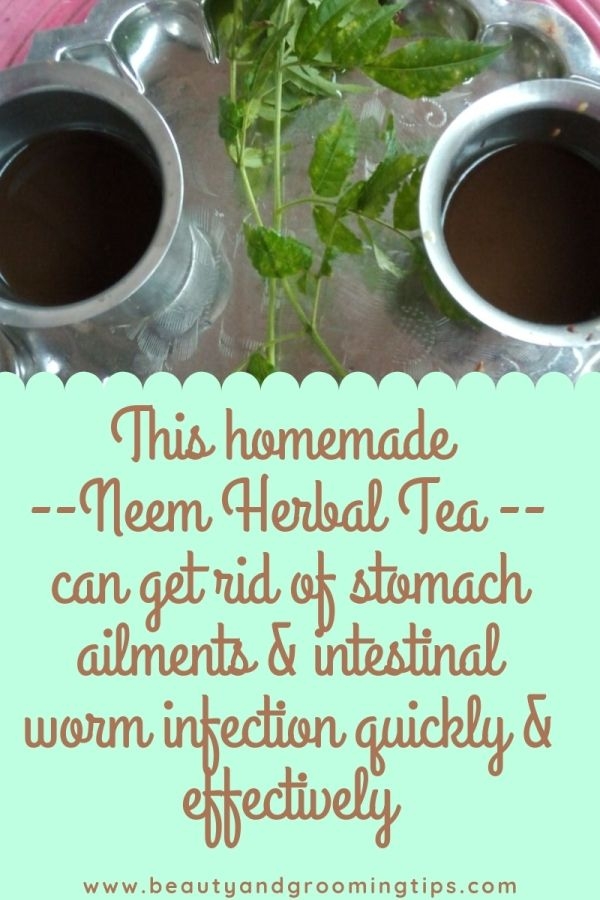 Neem Herbal Tea For Stomach Ailments & Intestinal Worm Infections Beauty and Personal Grooming
