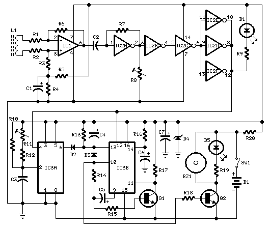 Speed-Limit Alert | Circuits-Projects c7 cat part diagrams 