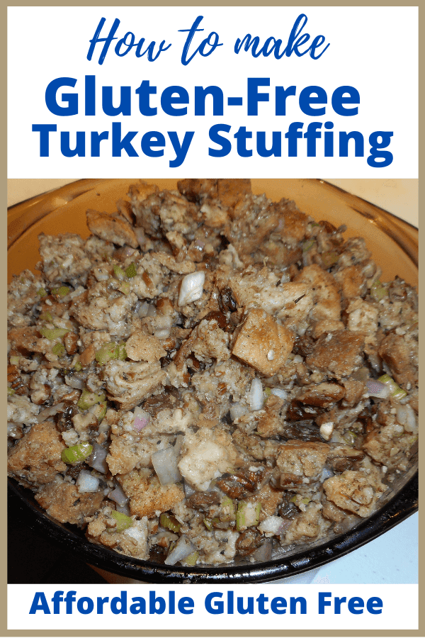Here's how to make your own gluten-free turkey stuffing.